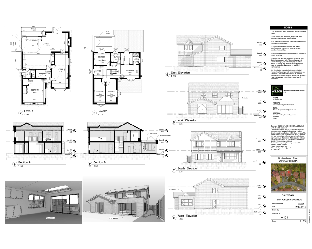 Proposed Layout Plan Sample Wilson Design & Build